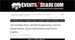 Desktop Screenshot of events2scare.com